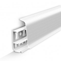 Плинтус Деконика 55мм БЕЛЫЙ 2,2м 001