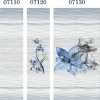 Дизайн-панели ПВХ PANDA "Голубая лилия" 07110 Фон- 2шт. 0,25*2,7м