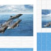 Панель ПВХ UNIQUE Дельфины 0,25х2,7м ФОН-1