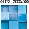 04173 Дизайн-панели PANDA ВОДА Потолок Добор 2шт 2м